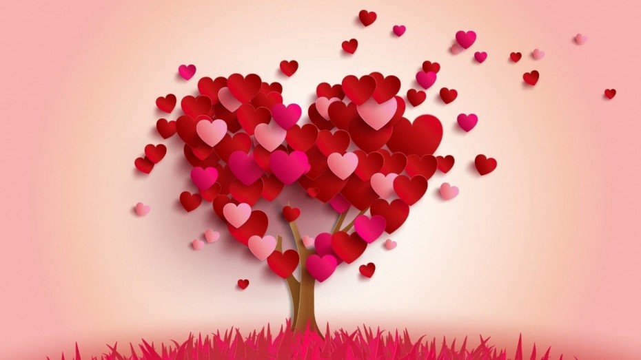 love-tree-hearts-red