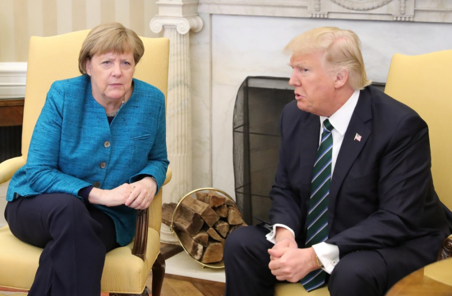 Donald Trump Meets Angela Merkel At White House