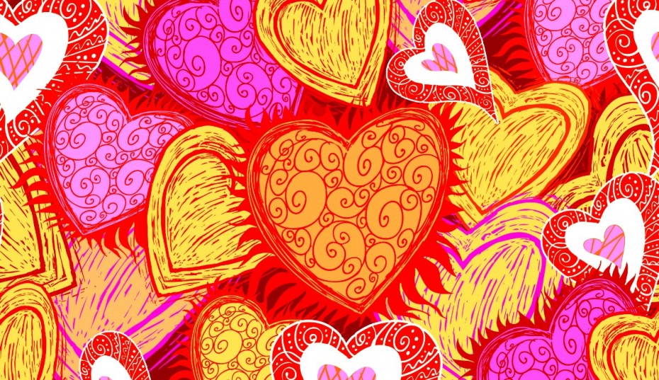 orange-pink-Love-Hearts