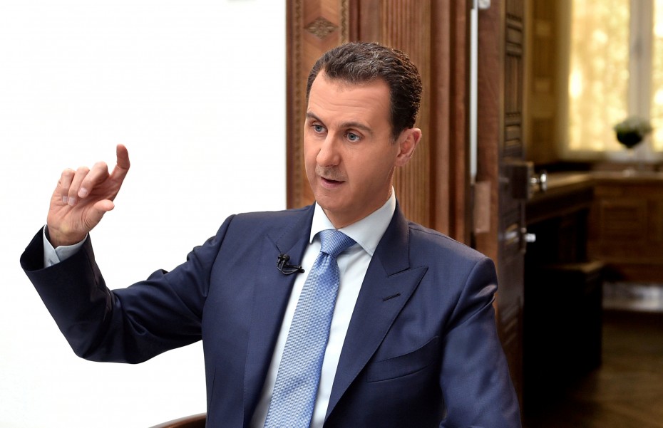 FILE PHOTO: Syria's President Bashar al-Assad speaks during an interview with Croatian newspaper Vecernji List in Damascus