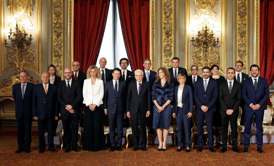 Ορκίστηκε η νέα λαϊκίστικη κυβέρνηση της Ιταλίας