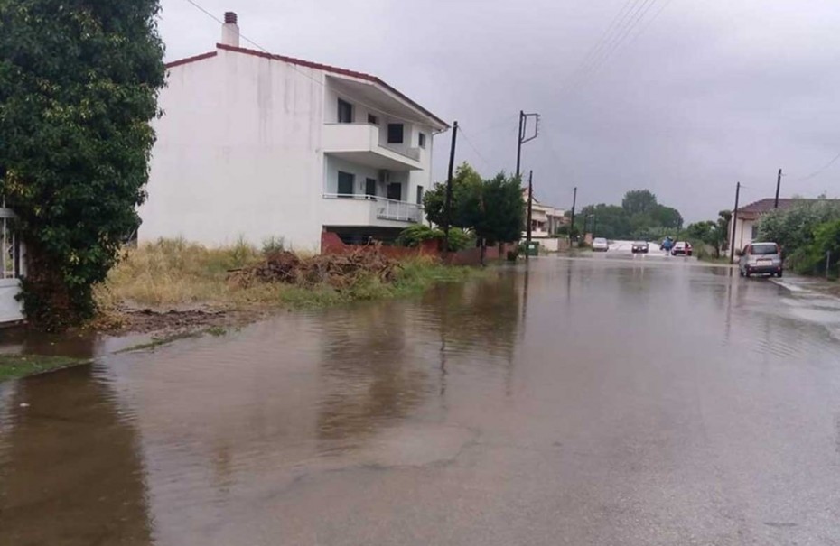 Πλημμύρες σε Χρυσούπολη και γύρω χωριά