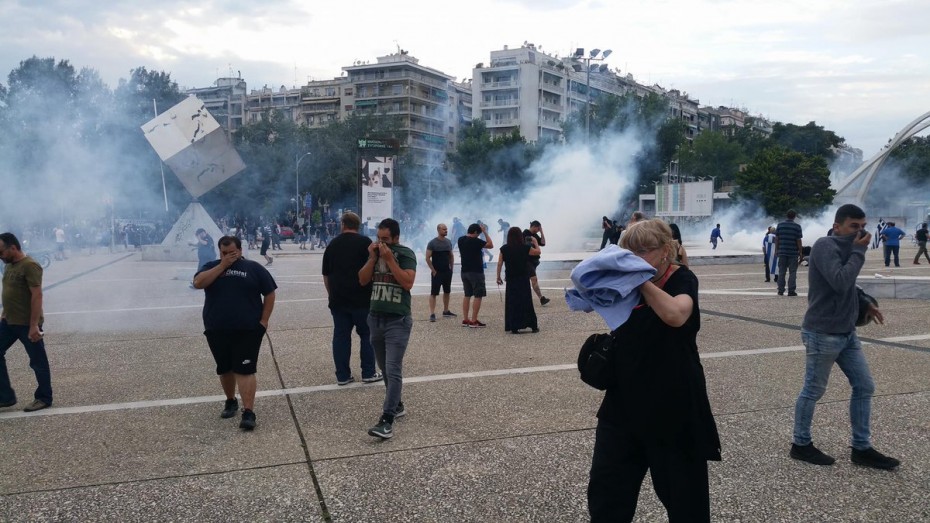 ΣΥΡΙΖΑ: Καθοδηγούμενα από φασίστες της Θεσσαλονίκης τα επεισόδια στη ΔΕΘ