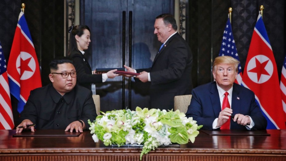 «Η Β. Κορέα παραμένει πυρηνική απειλή» είπε ο Τραμπ