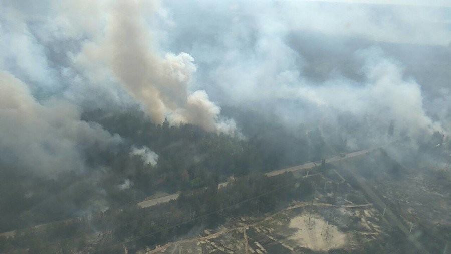 Ουκρανία: Μεγάλη πυρκαγιά κοντά στο Τσερνόμπιλ