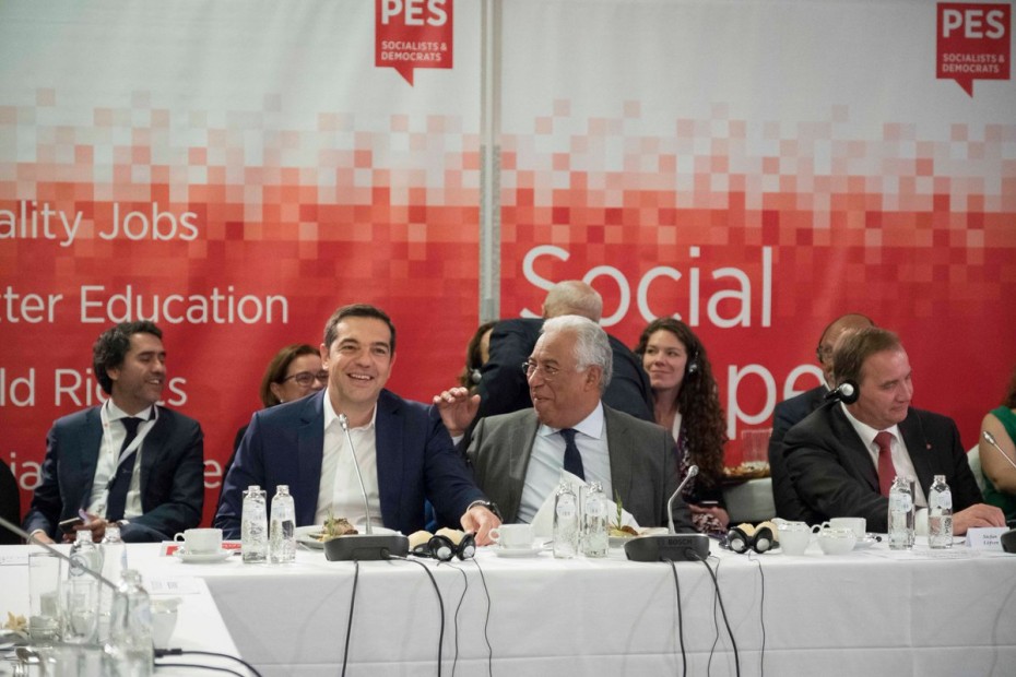 Μαζί με τον Ζάεφ ο Τσίπρας στη συνάντηση των Ευρωπαίων Σοσιαλδημοκρατών
