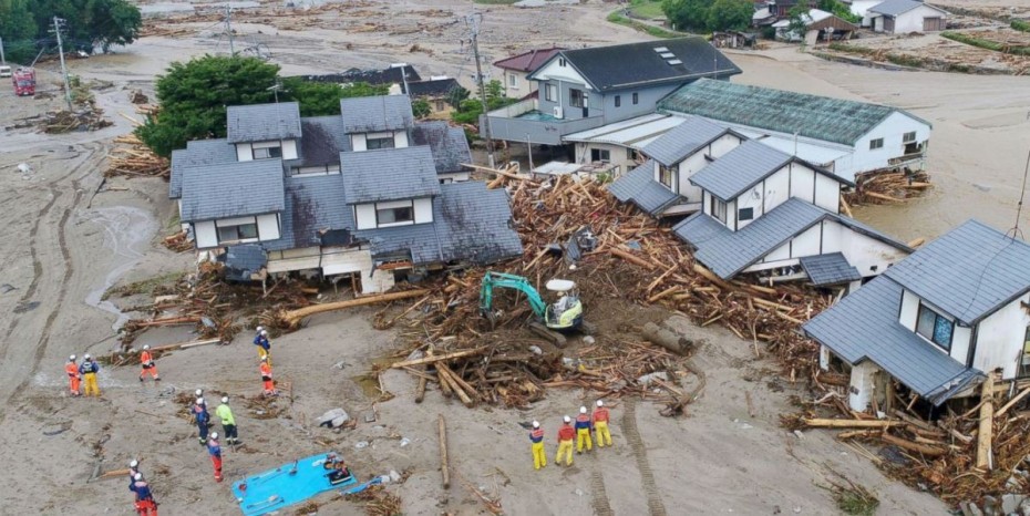 Στους 156 οι νεκροί από τις πλημμύρες στην Ιαπωνία