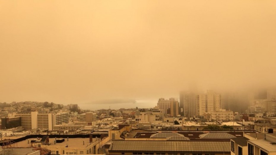 Το Σαν Φρανσίσκο έγινε... κόκκινο λόγω πυρκαγιάς! (video)