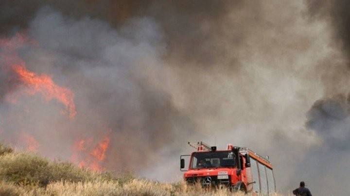 Νέα μεγάλη πυρκαγιά στην Ηλεία, στο  Παλιολάμπετο