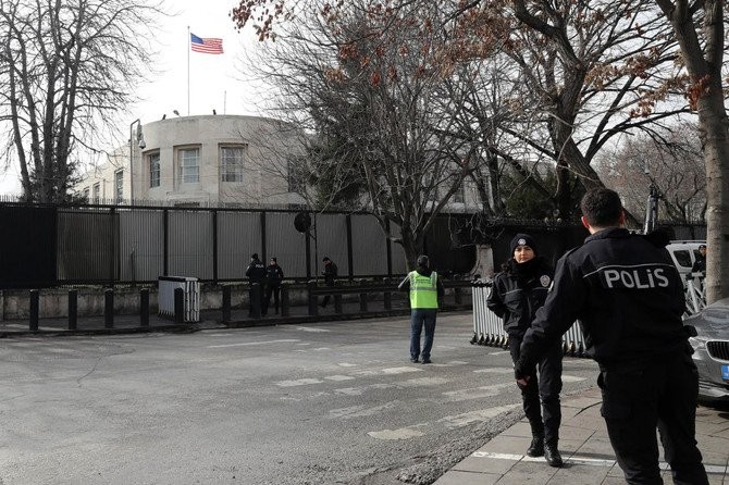 Δύο συλλήψεις στην Άγκυρα για τους πυροβολισμούς στην αμερικανική πρεσβεία