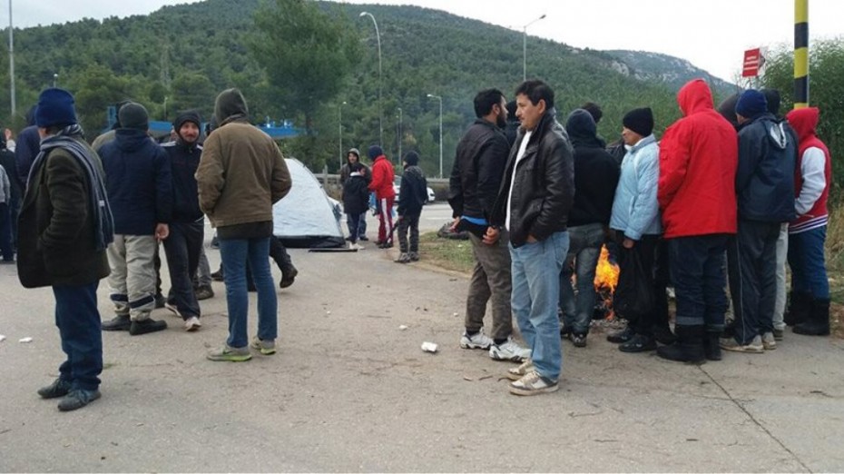 Ολοκληρώθηκε η διαμαρτυρία των προσφύγων στη Μαλακάσα