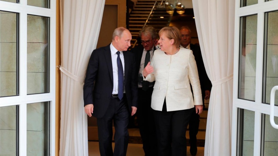 Ενεργειακά και αμερικανικές κυρώσεις στο «μενού» για Πούτιν και Μέρκελ