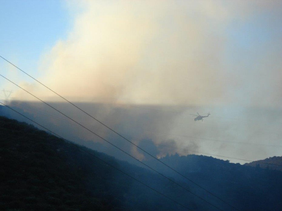 Εντολή εκκένωση της Σάρτης Χαλκιδικής λόγω της μεγάλης πυρκαγιάς