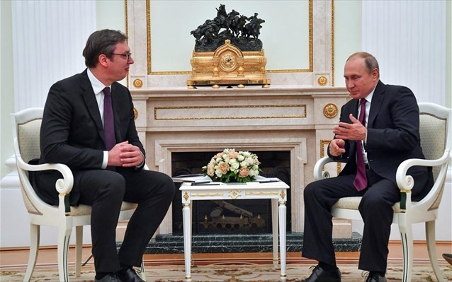 Η συμφωνία των Πρεσπών στη συνάντηση Πούτιν - Βούτσιτς