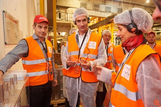 Coca-Cola 3E: Στο Σχηματάρι Mega-Plant η Βρετανίδα πρέσβης και ο Κώστας Μπακογιάννης