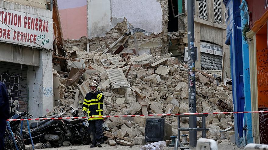 Τρεις νεκροί από την κατάρρευση κτηρίων στη Μασσαλία της Γαλλίας