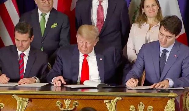 Έπεσαν υπογραφές για την επικαιροποιημένη NAFTA