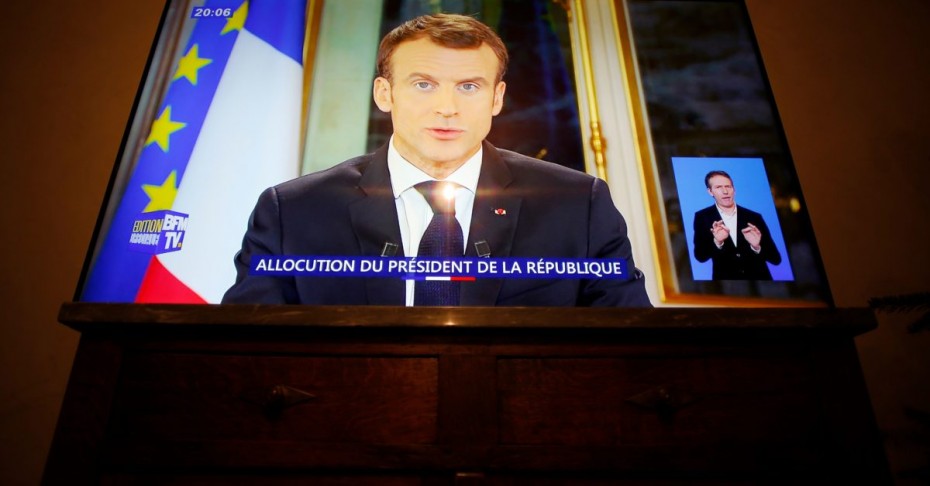 Γαλλία: Πάνω από τους στόχους το έλλειμμα μετά το διάγγελμα Μακρόν