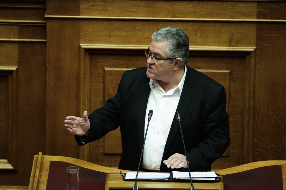 «Πυρά» Κουτσούμπα στη Βουλή για ΣΥΡΙΖΑ και ΝΑΤΟ