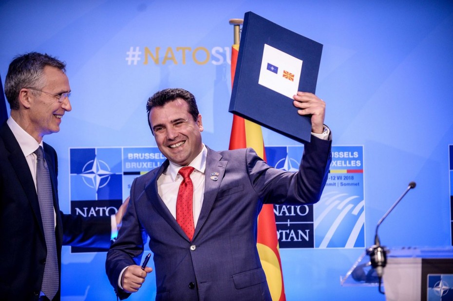 Ικανοποίηση Ζάεφ και Ιβανόφ για την εισχώρηση ΠΓΔΜ στο ΝΑΤΟ