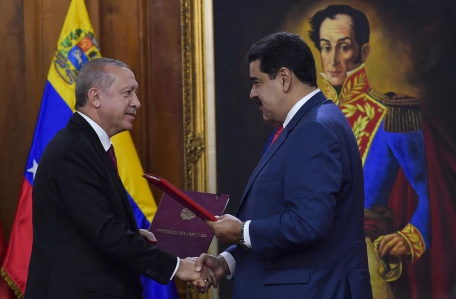 Ο Ερντογάν δίνει στον Μαδούρο βοήθεια για το χρυσό της Βενεζουέλας
