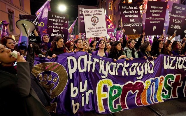 Λάβρος ο Ερντογάν κατά της διαδήλωσης υπέρ των  γυναικών