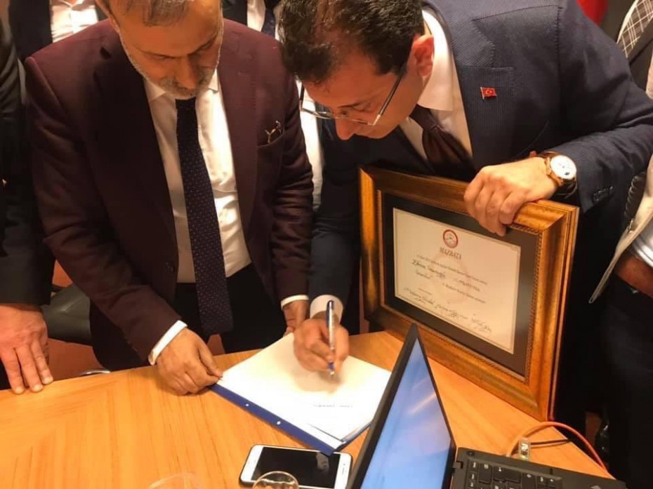 Τουρκία: Ο Ιμάμογλου έλαβε την εντολή για δήμαρχος Κωνσταντινούπολης