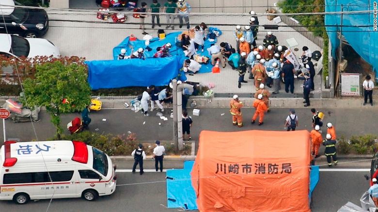 Νεκροί και τραυματίες από επίθεση με μαχαίρι στο Καβασάκι της Ιαπωνίας