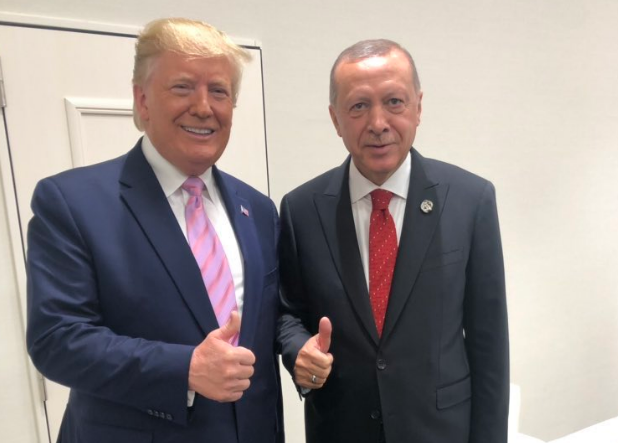 Σύντομη συνάντηση Τραμπ με Ερντογάν στην G20