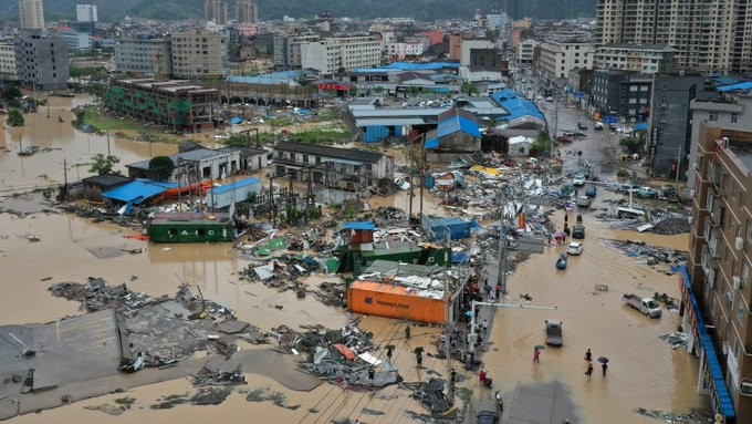 Κίνα: Αυξάνονται οι νεκροί από τον τυφώνα Λεκίμα