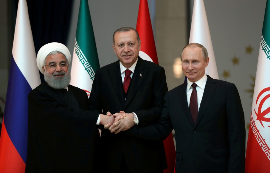 Και πάλι το συριακό σε συνάντηση Πούτιν, Ερντογάν και Ρουχανί