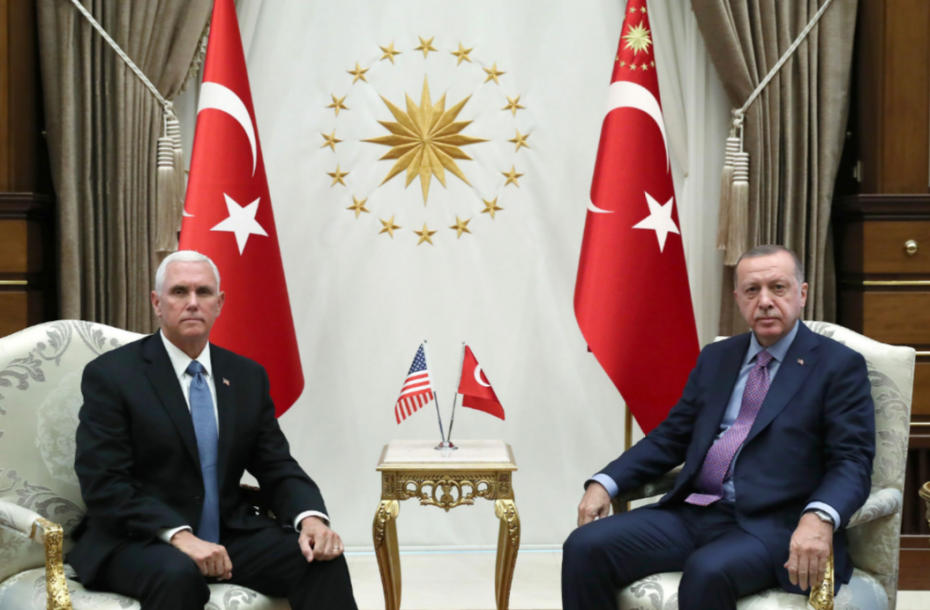 Κατάπαυση πυρών από τον Ερντογάν στη Συρία - Αίρονται οι κυρώσεις των ΗΠΑ στην Τουρκία 