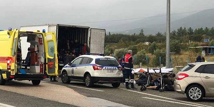 Σκηνικό Έσεξ στην Ξάνθη: Εντοπίστηκαν 80 μετανάστες σε φορτηγό ψυγείο