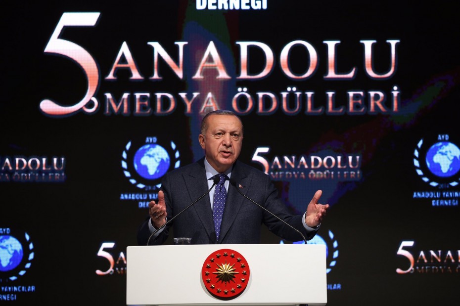 Ερντογάν: Σχέδιο κατοχής η αμερικανική πρόταση για τη Μέση Ανατολή