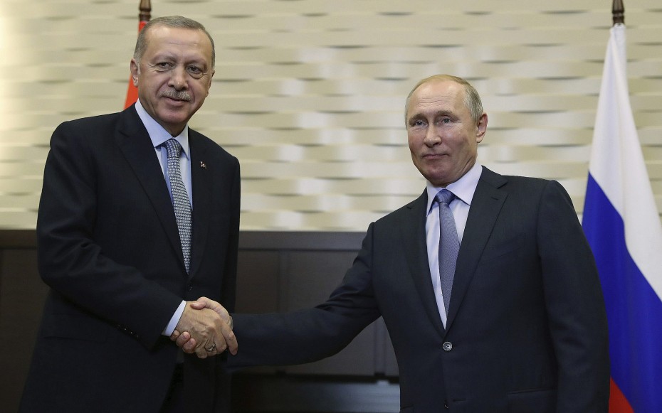 Εντός της Τρίτης επικοινωνία Ερντογάν με Πούτιν για τη Συρία