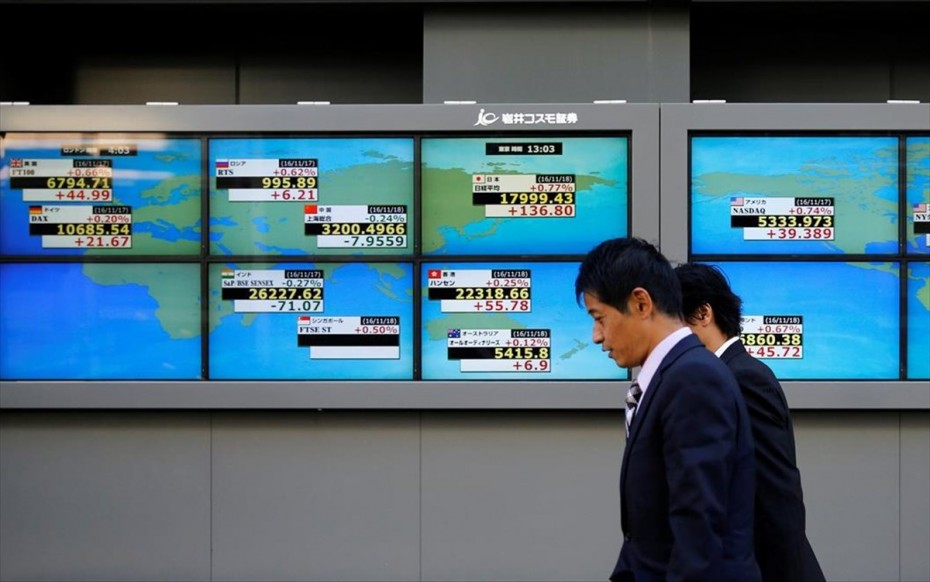 «Βουτιά» 3% για τον Nikkei μετά και την κατρακύλα της Wall