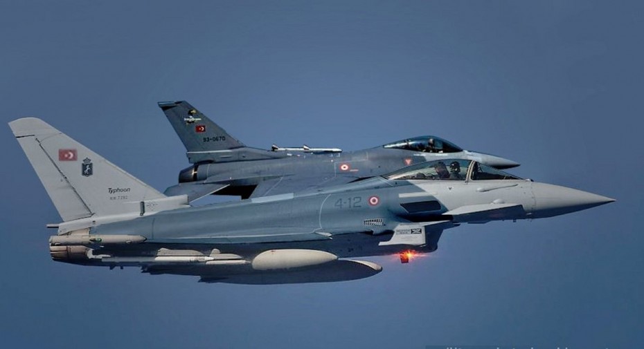 ΓΕΕΘΑ: 36 τουρκικές παραβιάσεις και τέσσερις εικονικές αερομαχίες