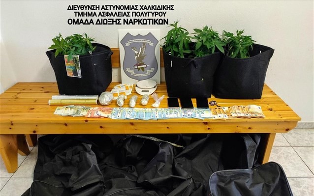 Χαλκιδική: 4 συλλήψεις συλλήψεις για διακίνηση κοκαΐνης και χασίς
