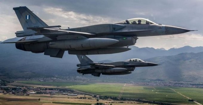 Ελληνικά F-16 συνόδευσαν αμερικανικά βομβαρδιστικά στο FIR των Σκοπίων