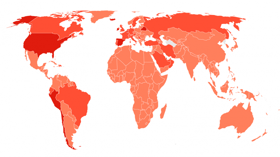 Πάνω από 9 εκατ. τα κρούσματα του κοροναϊού παγκοσμίως