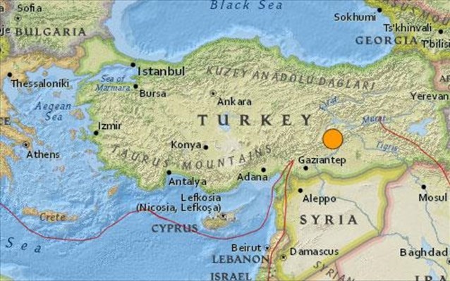 Σεισμός 5,2 ρίχτερ στην Τουρκία - Χωρίς αναφορές για τραυματίες