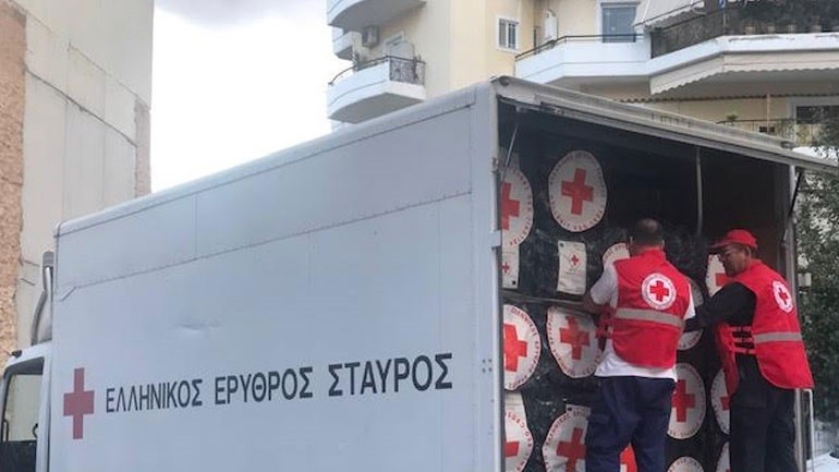 Ελληνικός Ερυθρός Σταυρός: Βοήθεια σε Φάρσαλα και Καρδίτσα
