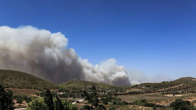 Μάχη με τις φλόγες στα Καλύβια - Εκκενώνονται επιπλέον οικισμοί