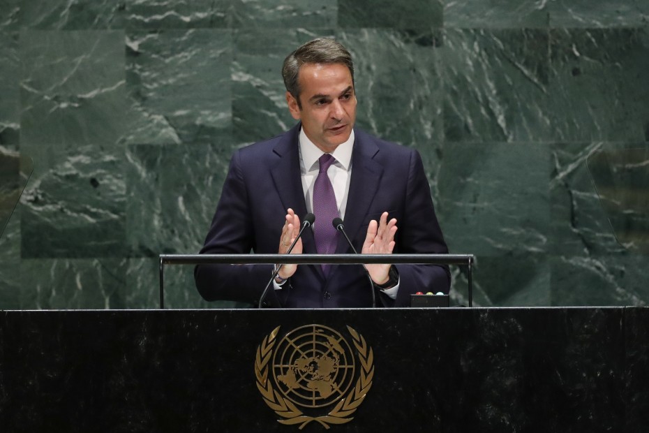Κορονοϊός και ελληνοτουρκικά στην ομιλία Μητσοτάκη στον ΟΗΕ
