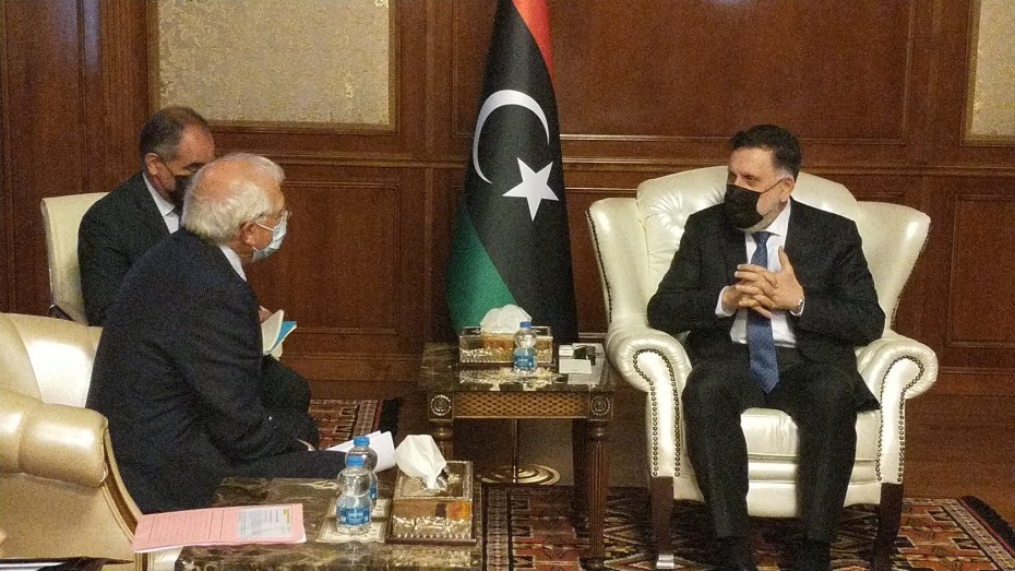 Επίσκεψη του Μπορέλ της ΕΕ στη Λιβύη  - Συνάντηση με τον Σάρατζ