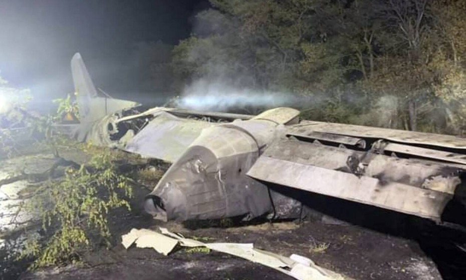 Τραγωδία με συντριβή στρατιωτικού αεροσκάφους στην Ουκρανία