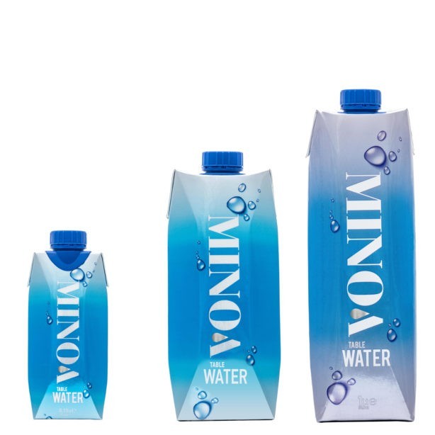 ΜΙΝΟΑ: Το πρώτο εμφιαλωμένο νερό σε χάρτινη συσκευασία