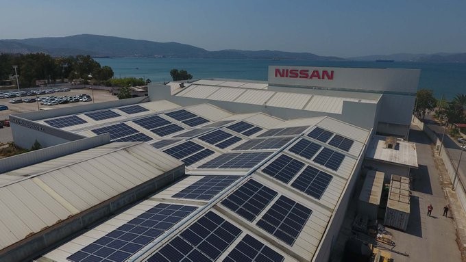Ολοκληρώθηκε το φωτοβολταϊκό συγκρότημα της Nissan στον Ασπρόπυργο
