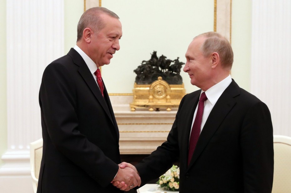 Επικοινωνία Ερντογάν - Πούτιν για το Ναγκόρνο Καραμπάχ