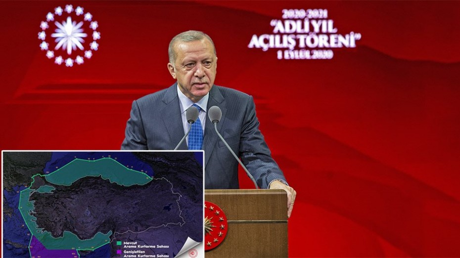 Ξανά η Τουρκία για τη «Γαλάζια Πατρίδα» - Έντονη αντίδραση από το ΥΠΕΞ